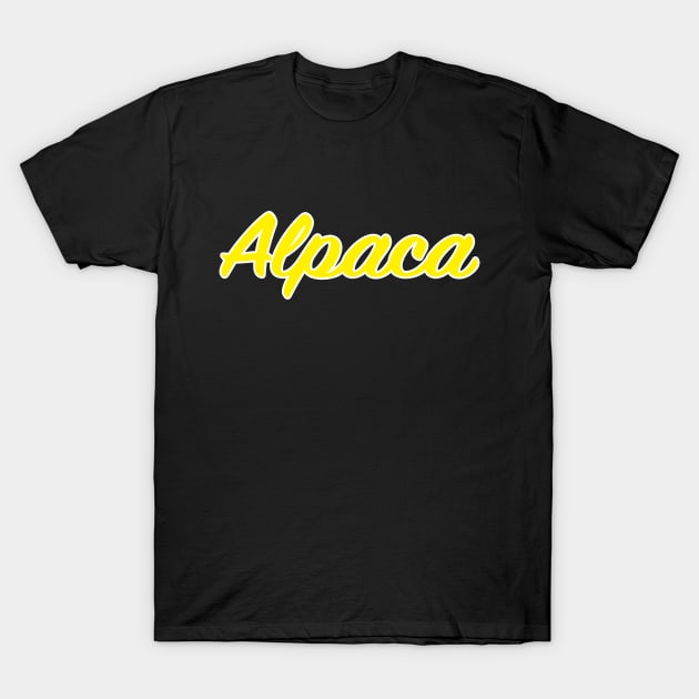 Alpaca T-Shirt by lenn